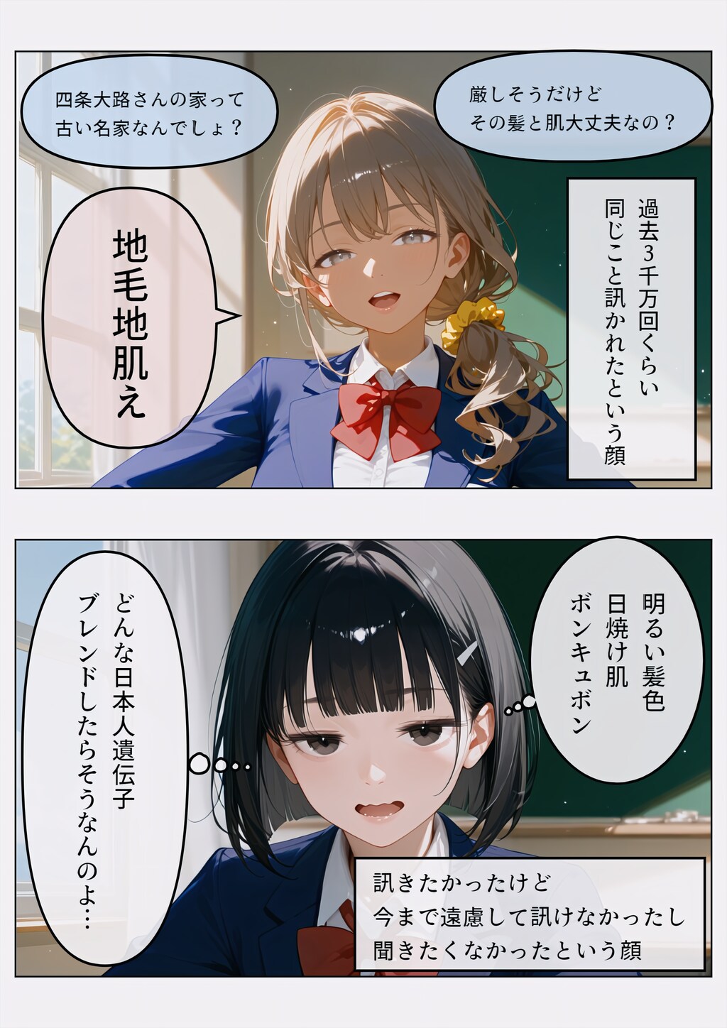 素材の違いが戦力の決定的差では… 決定的差では…