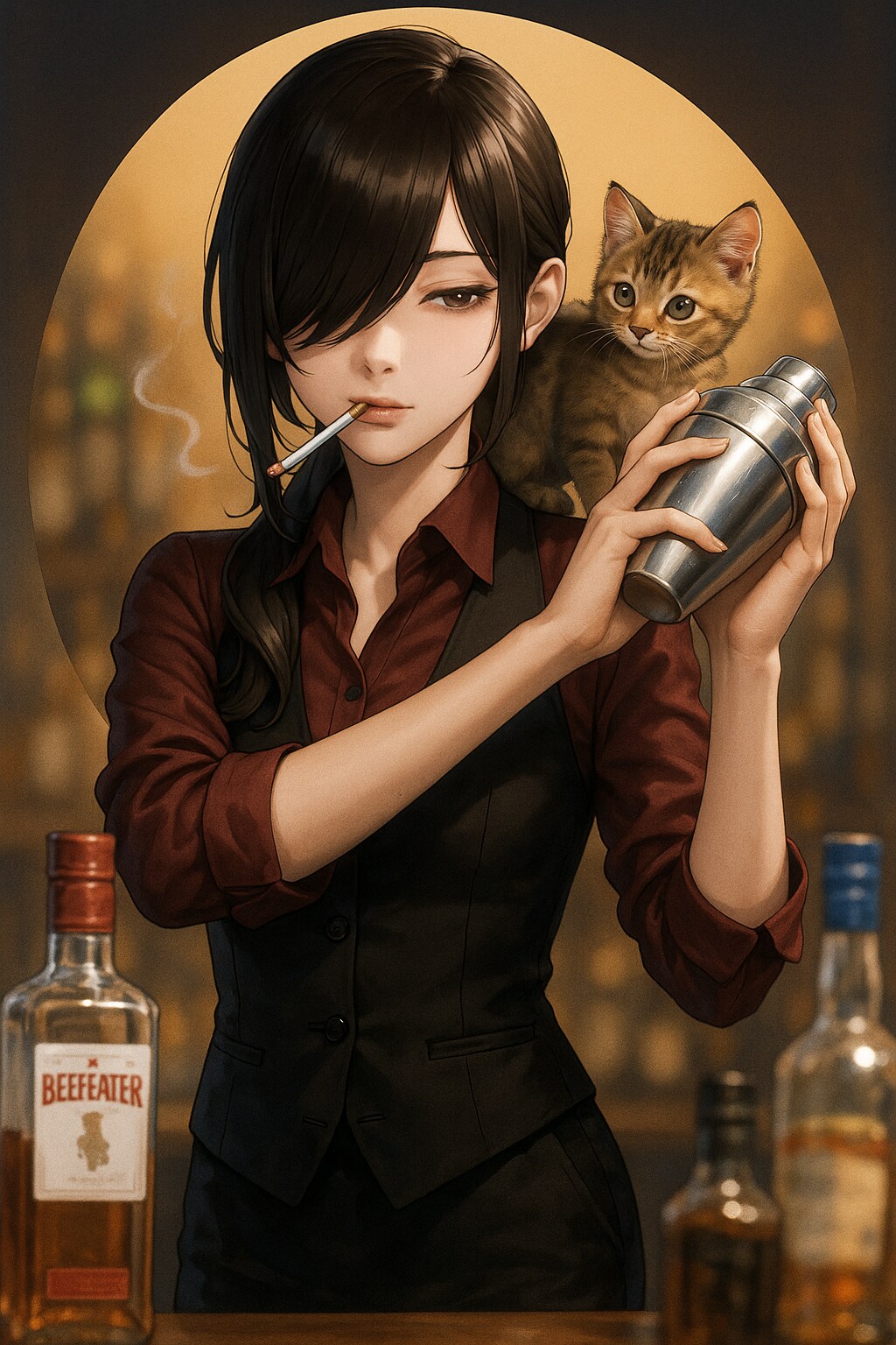 あーとーで🚬🍺🥛 | の人気AIイラスト・グラビア