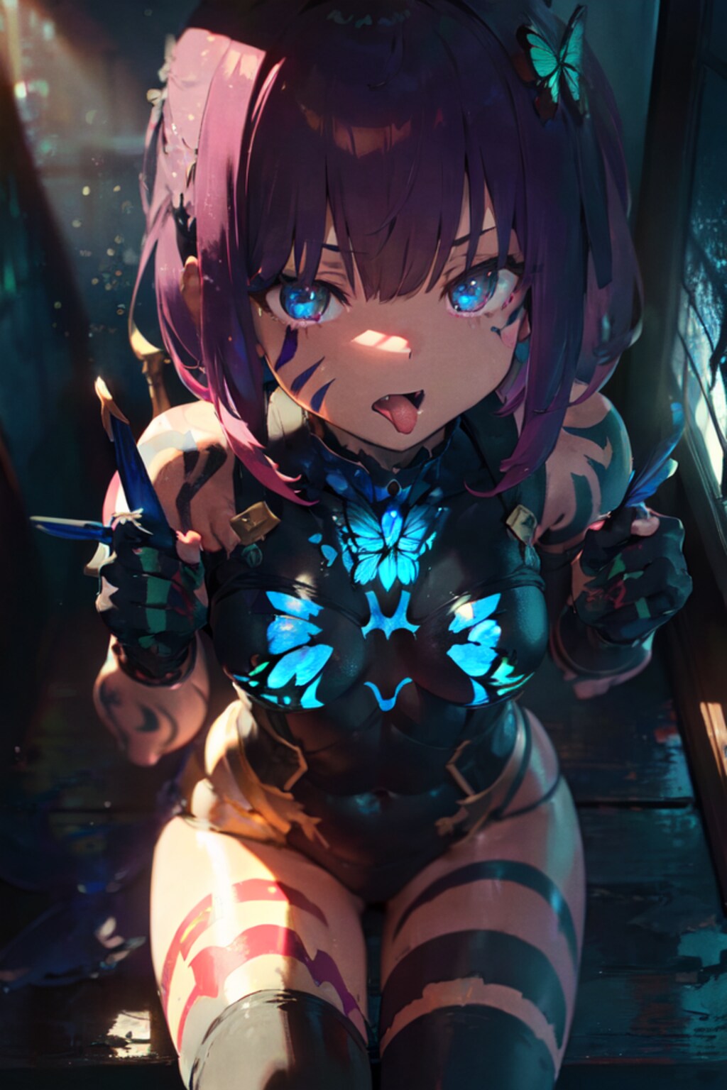 モルフォ娘withボディペイント