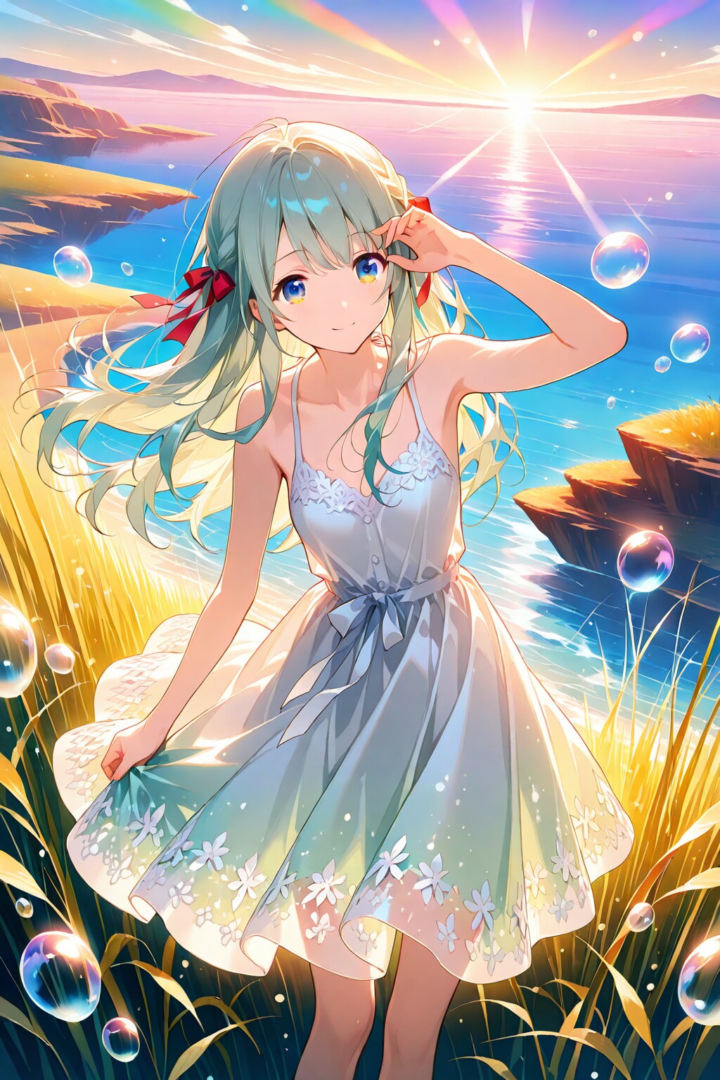 風にほどける泡の夢 | の人気AIイラスト・グラビア