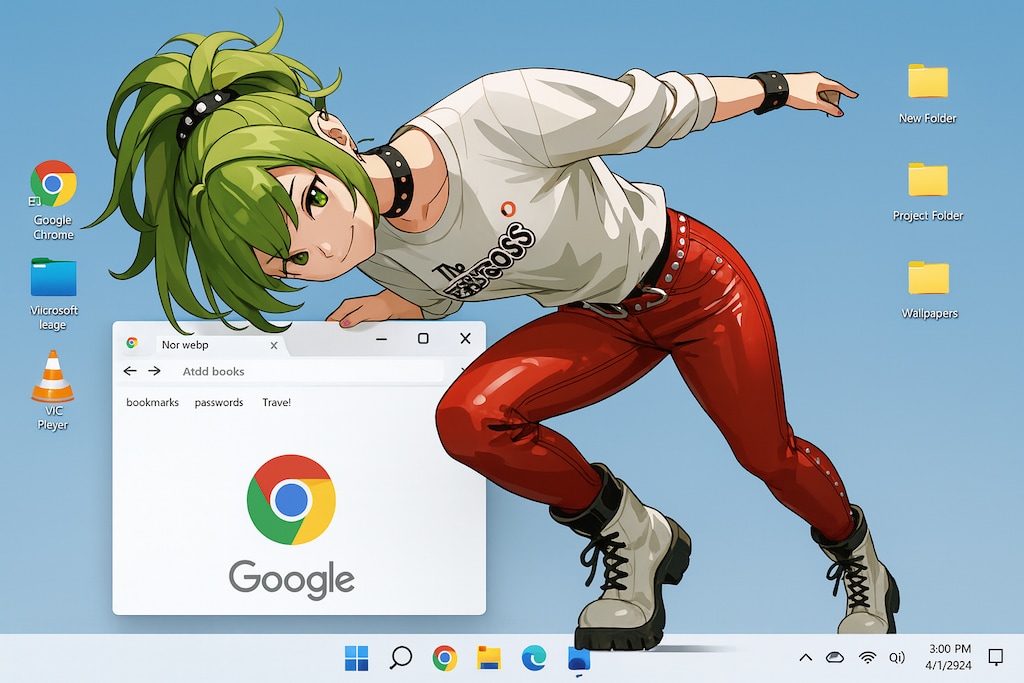 3人をデスクトップに召喚!✨