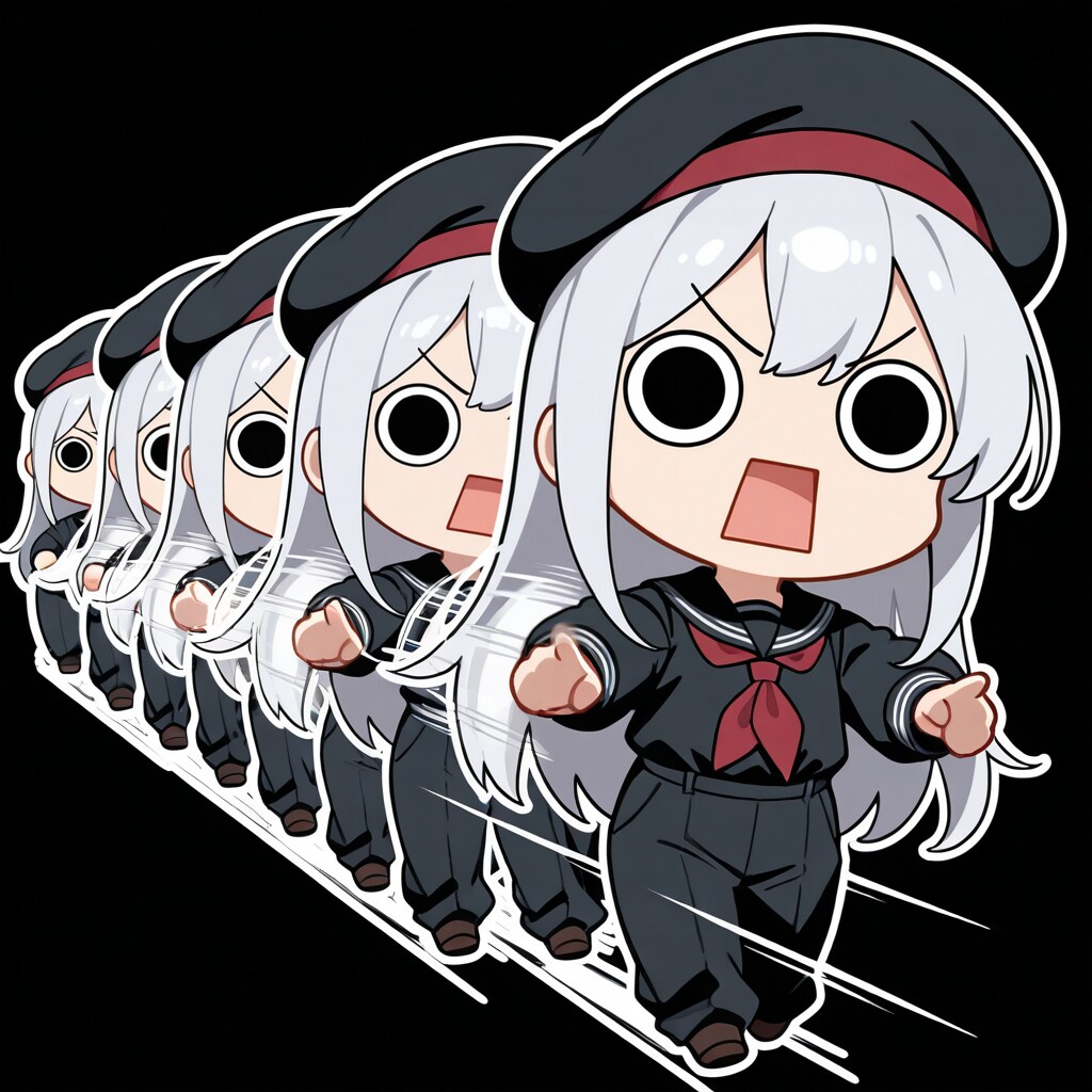 残像えらいこっちゃ嬢 | の人気AIイラスト・グラビア