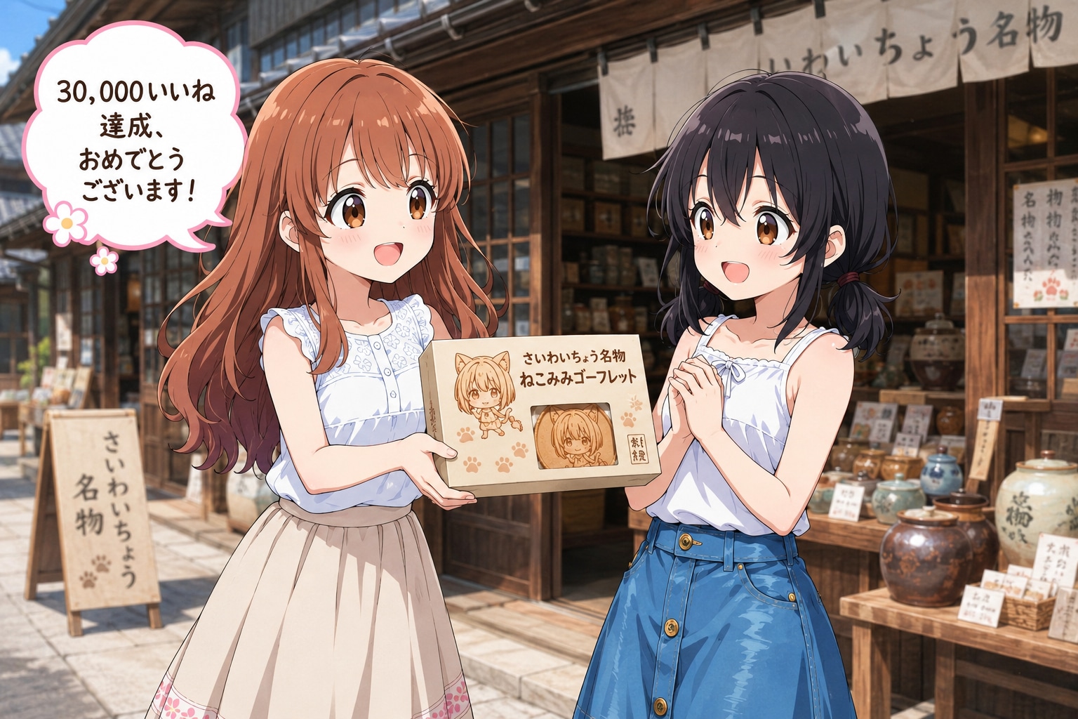 秋月楓さんにお土産をお渡ししました🎁