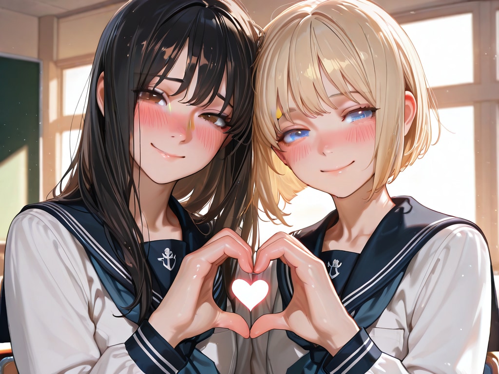 放課後の教室で…