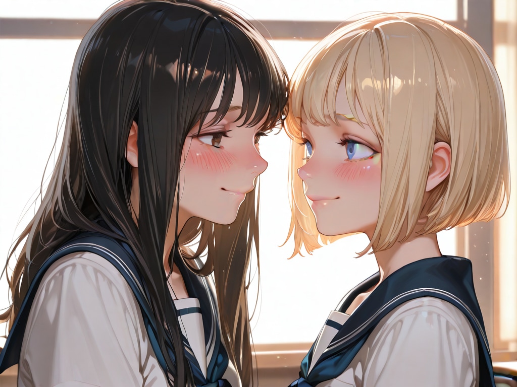 放課後の教室で…