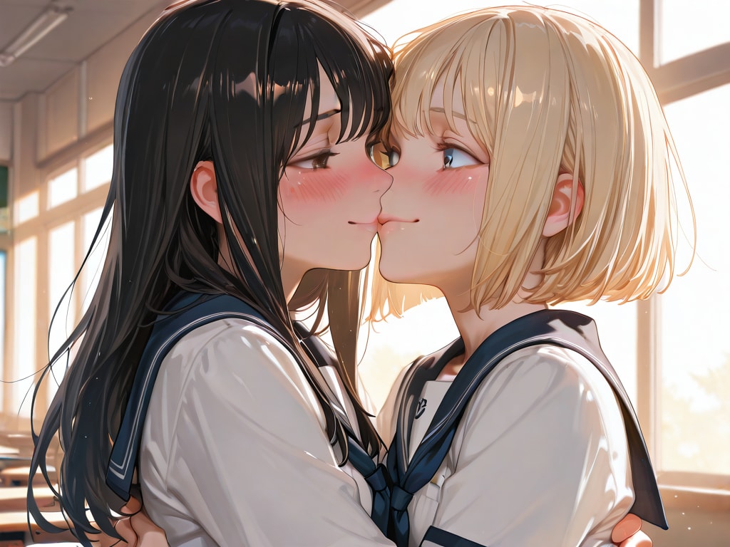 放課後の教室で…