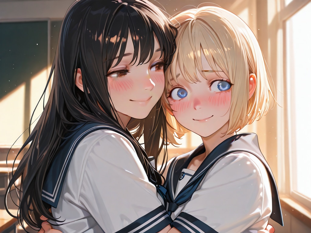 放課後の教室で…