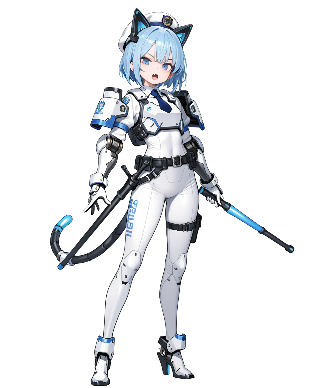 ヴァイスアイン・ＭＰ装備をうちの青ねこちゃんに着せたった！！