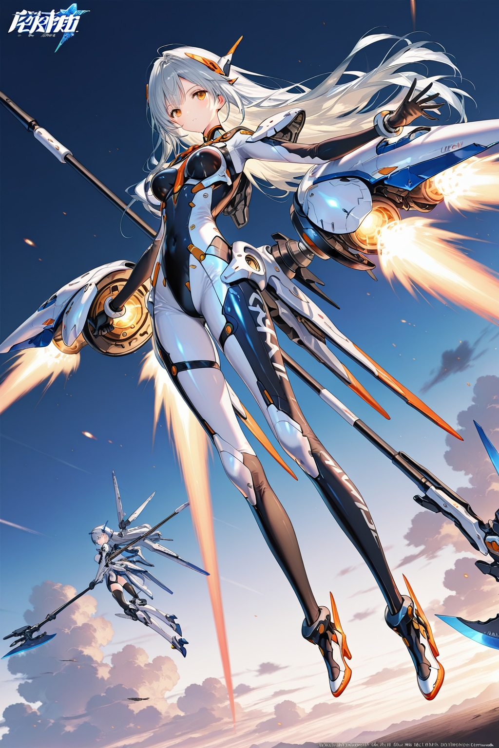 空中戦タイプのメカ娘 | の人気AIイラスト・グラビア