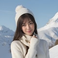 雪山女子 4枚目