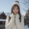 雪山女子 3枚目