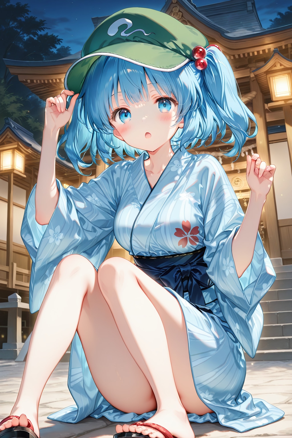 にとりと神社参拝