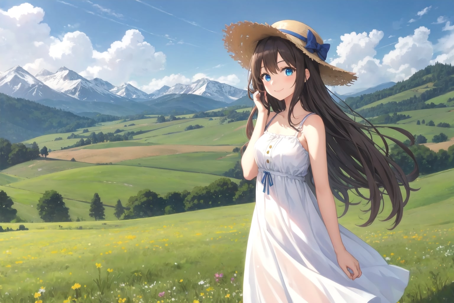 草原の少女
