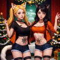 忍者ナルトと魅惑のくノ一が変身するクリスマスパーティー！セクシーな美少女たちのハニートラップに要注意 9枚目