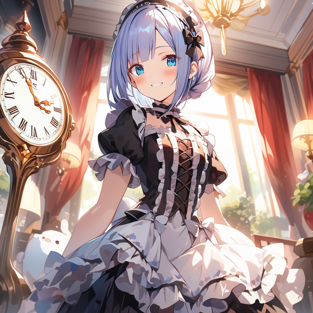 時計の世界とメイド | の人気AIイラスト・グラビア