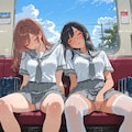 車内涼しー…ウトウト…無防備♪2 10枚目