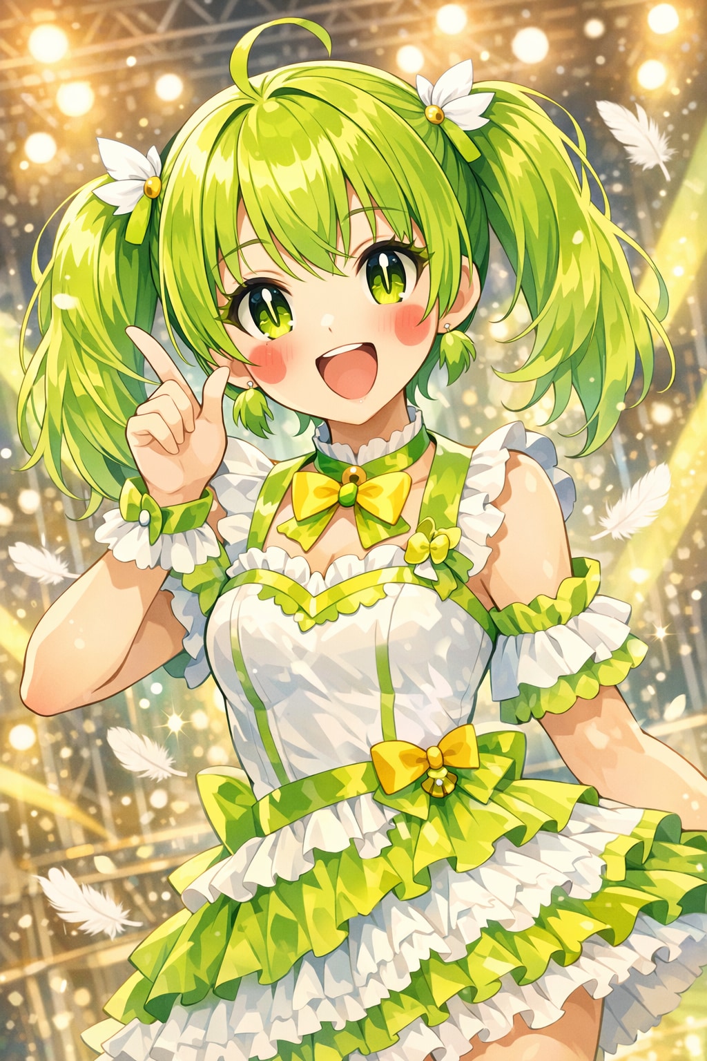 喋るインコ風メイク