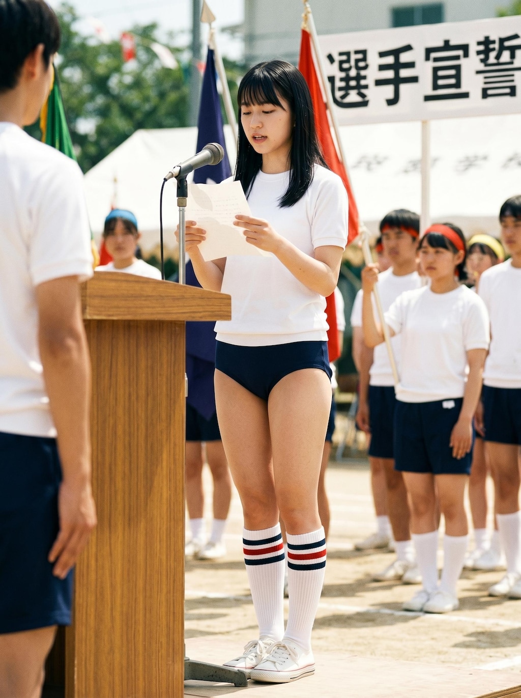 昭和レトロの運動会