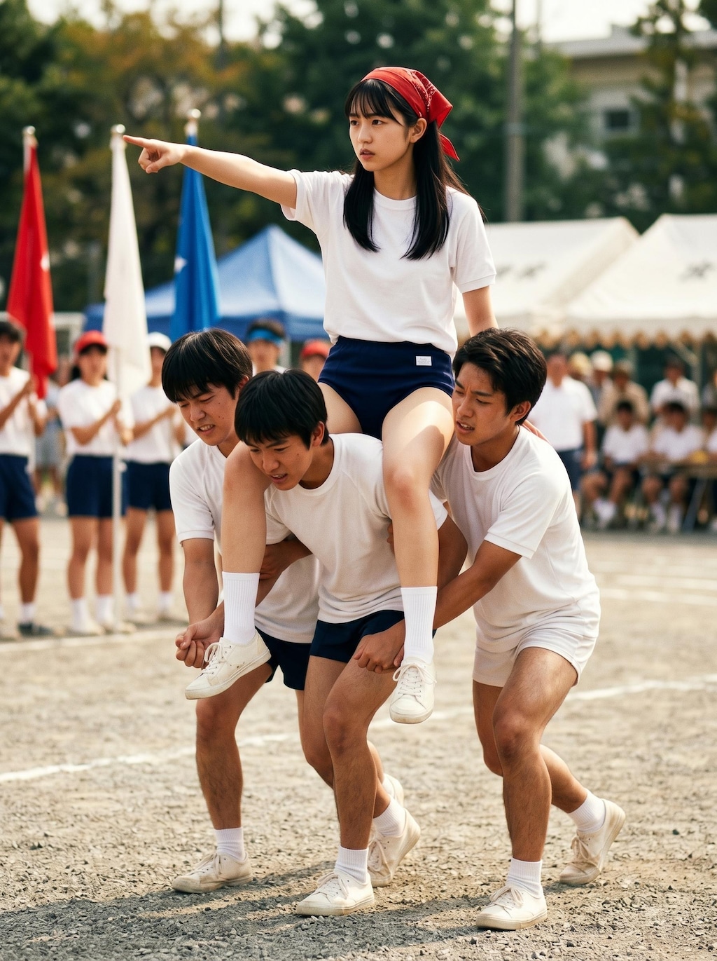 昭和レトロの運動会