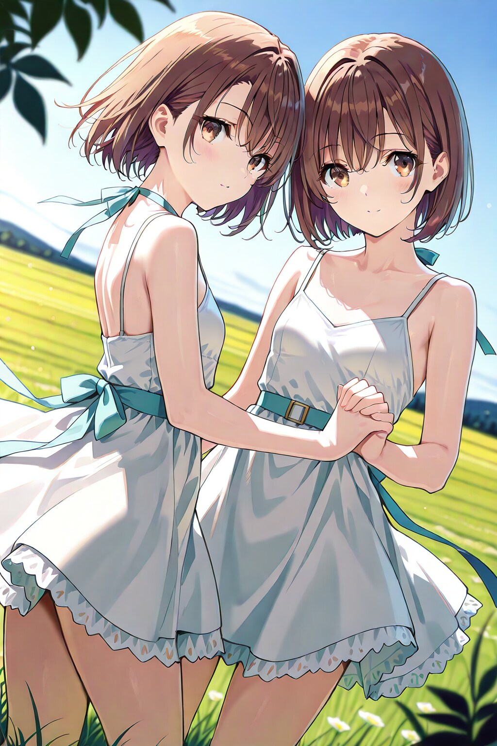 定番化しつつある双子 | の人気AIイラスト・グラビア