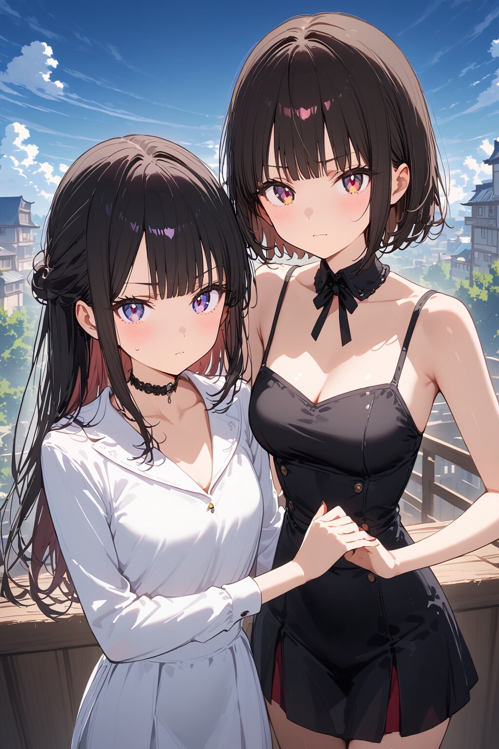 柵の前で交わす約束