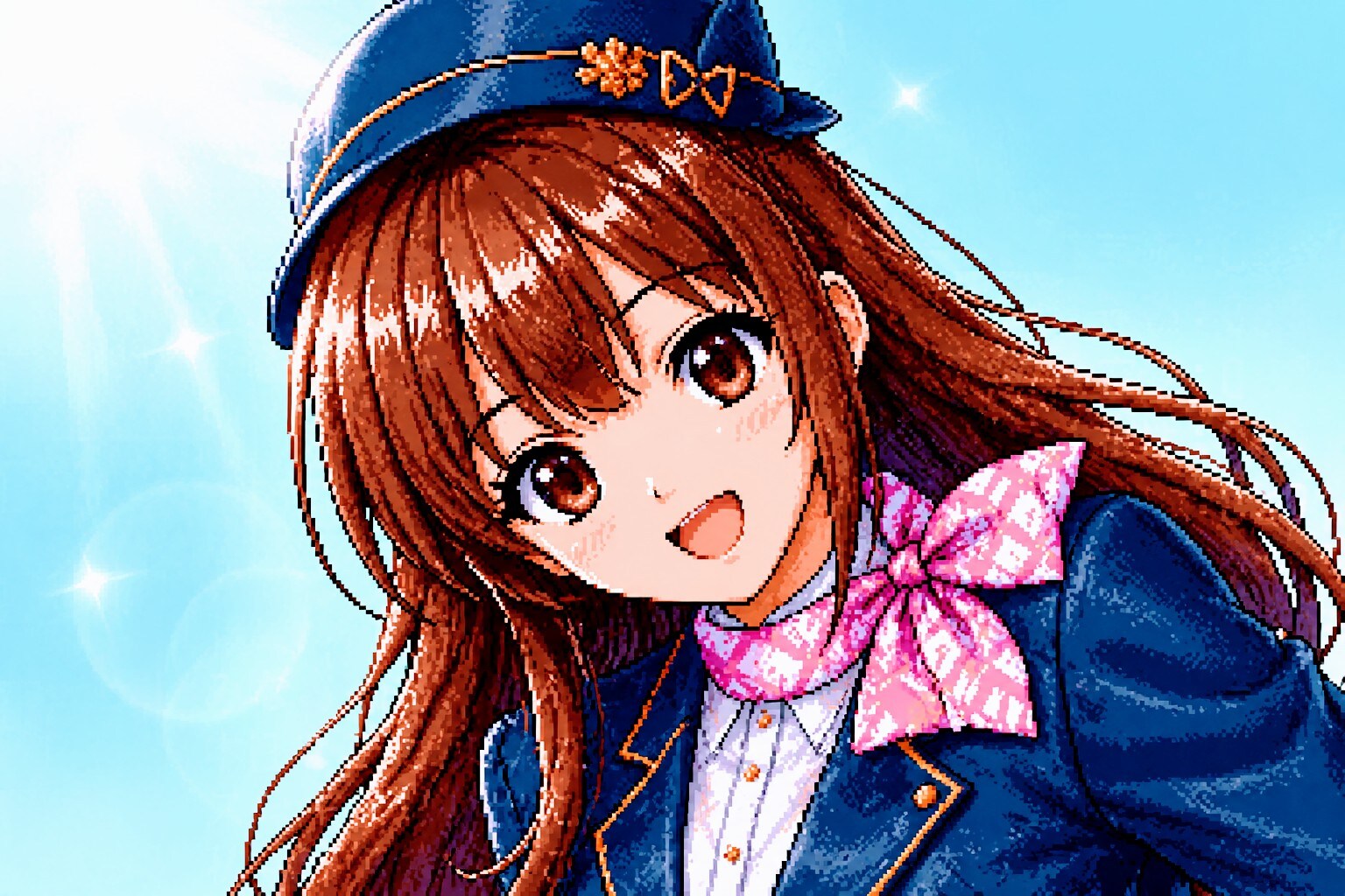 90年代美少女ゲーム風バスガイド | の人気AIイラスト・グラビア