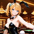 金髪少女バニーガール 3枚目