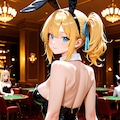 金髪少女バニーガール 4枚目