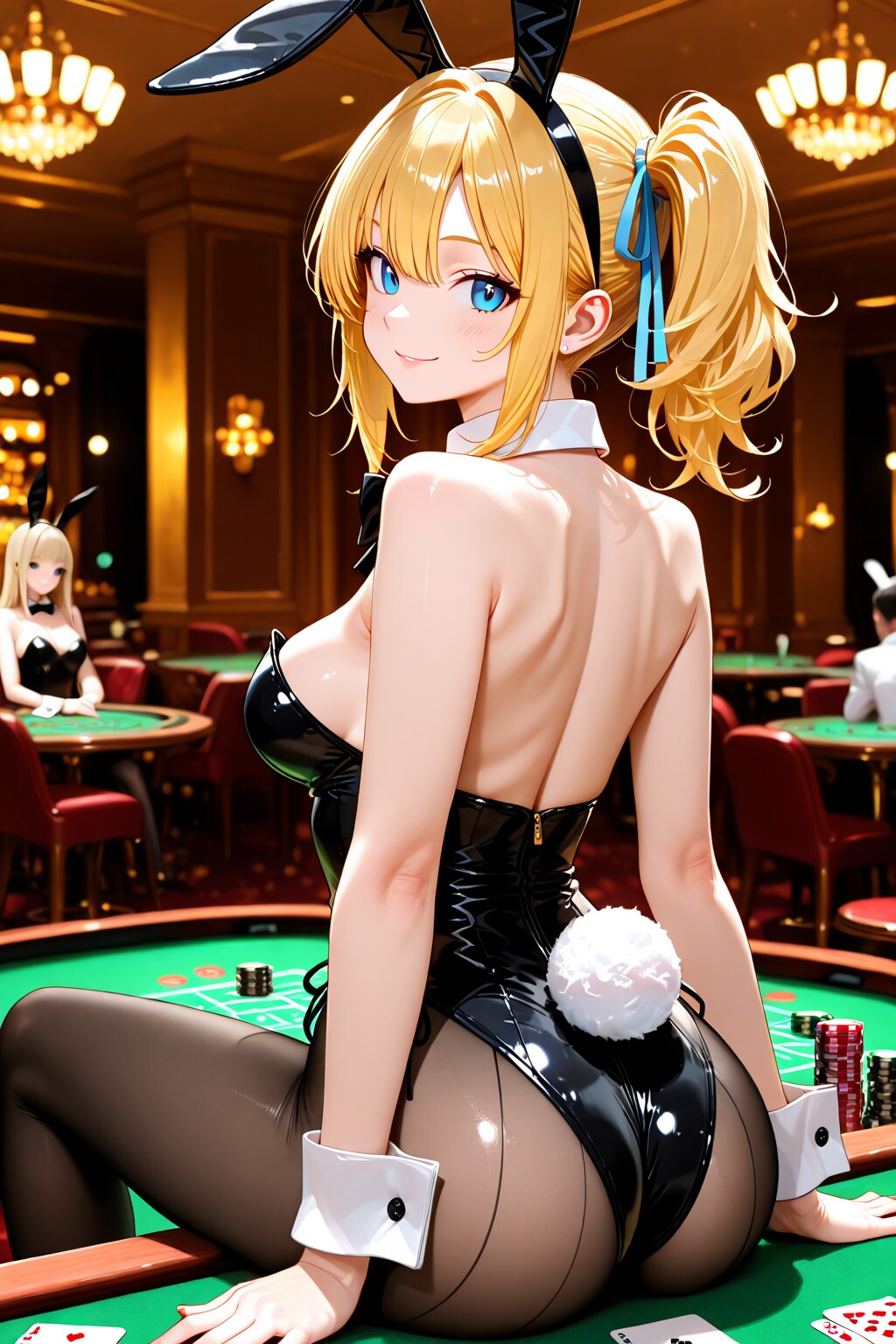 金髪少女バニーガール