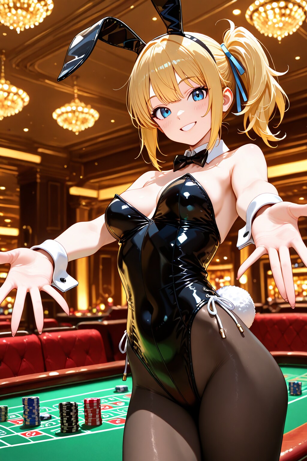 金髪少女バニーガール