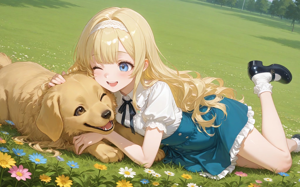 金髪のカップル