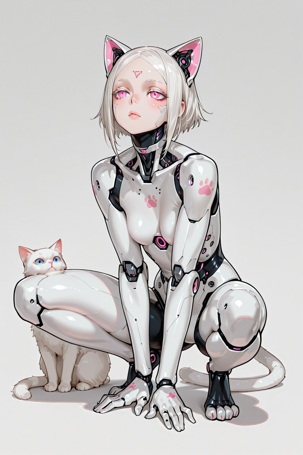 白猫サイボーグ