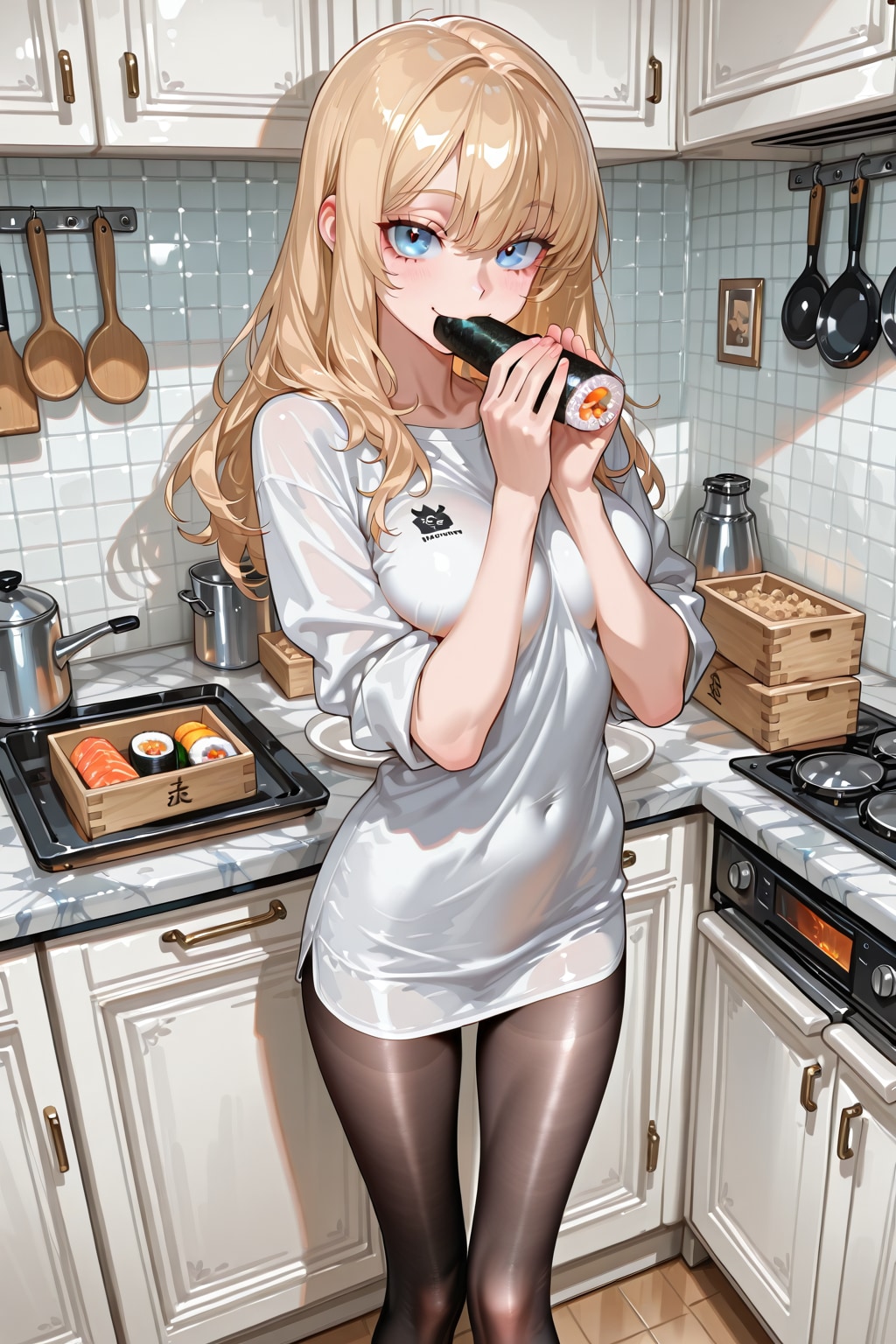 金髪　節分