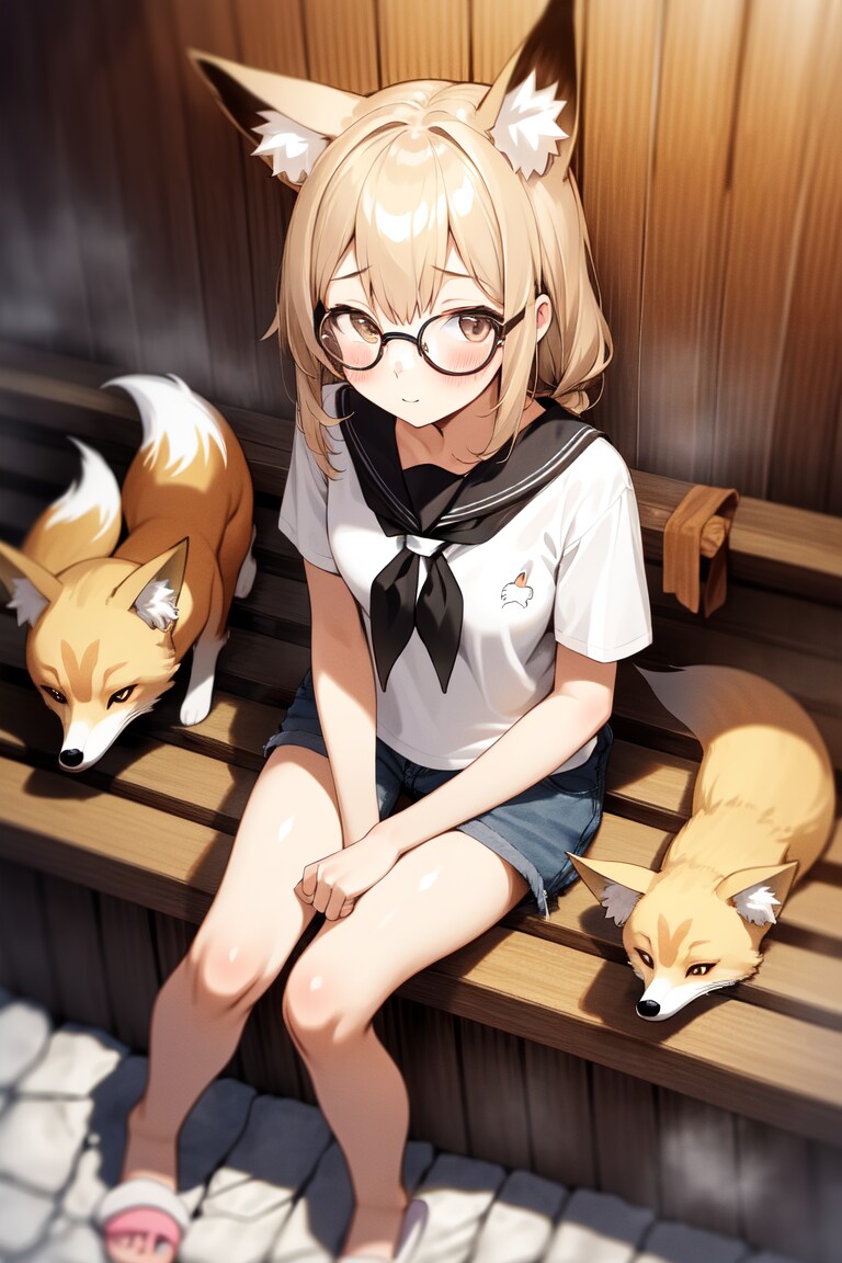 陰キャな狐っ娘