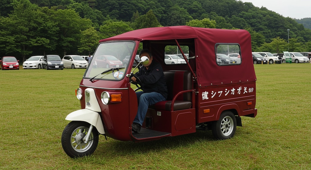 オート三輪送迎車