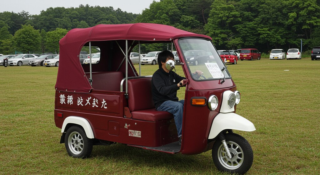 オート三輪送迎車
