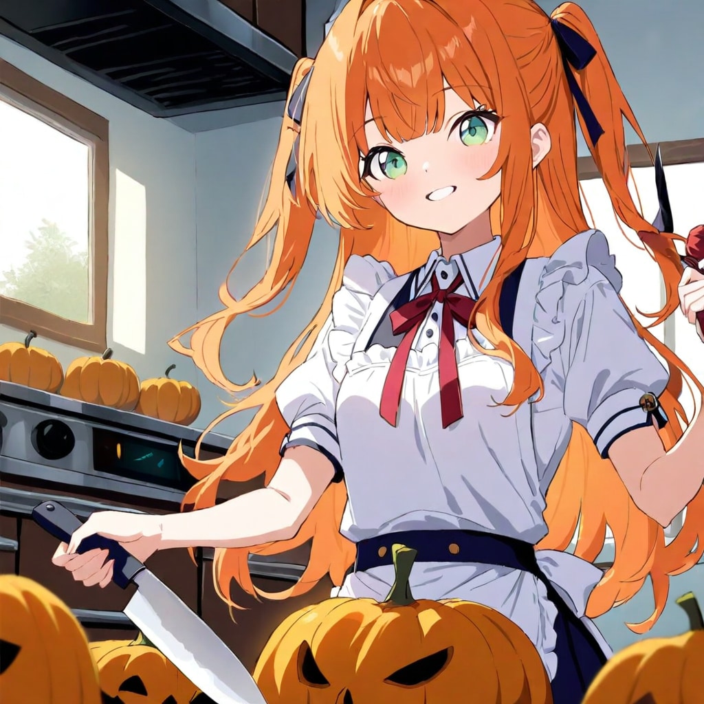 カボチャで料理