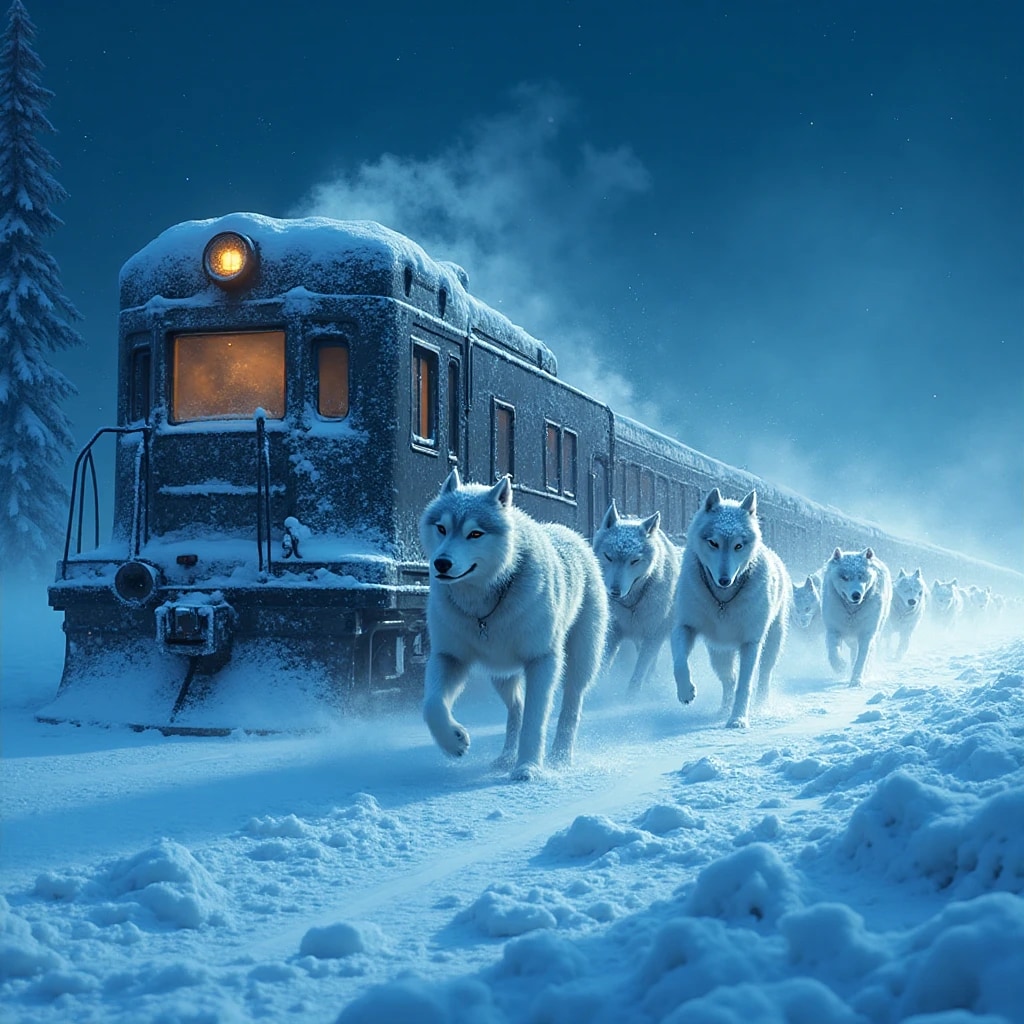 シーザー「俺はやるぜ(列車と競争)」