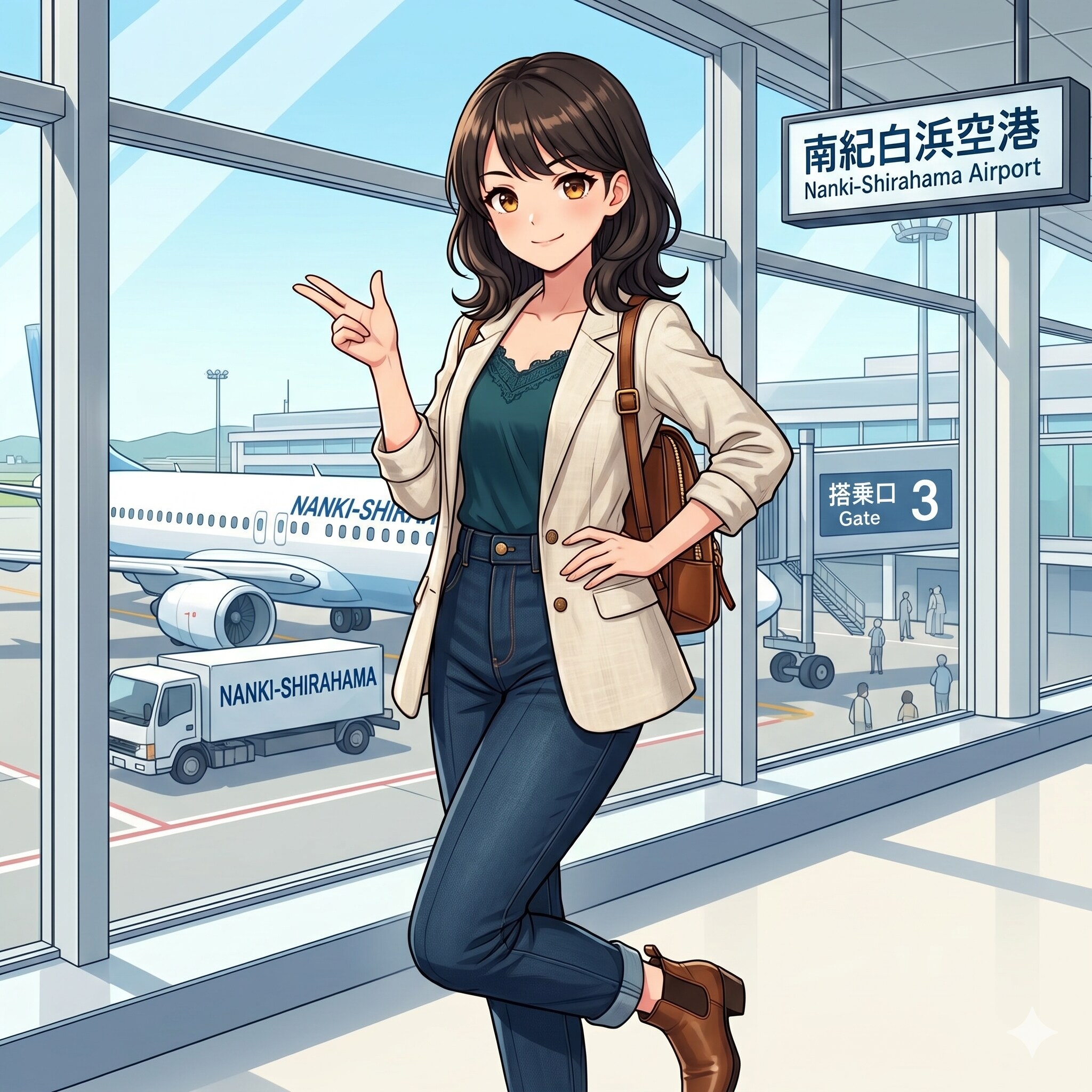 南紀白浜空港 | の人気AIイラスト・グラビア