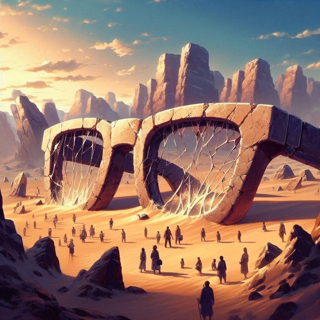 超巨大メガネ遺跡