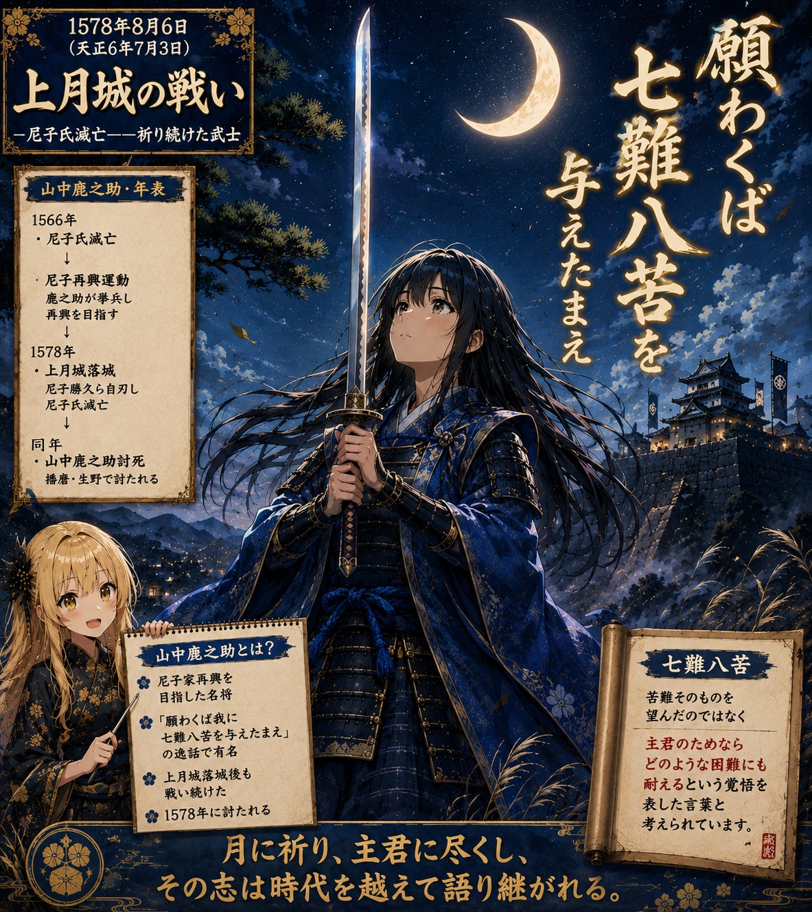 8月6日は山中鹿介の戦いの終焉の日