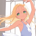バレリーナな女の子 2枚目