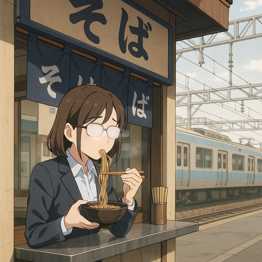 駅のそばのそば