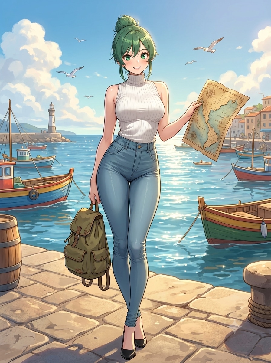 小舟でお宝探し