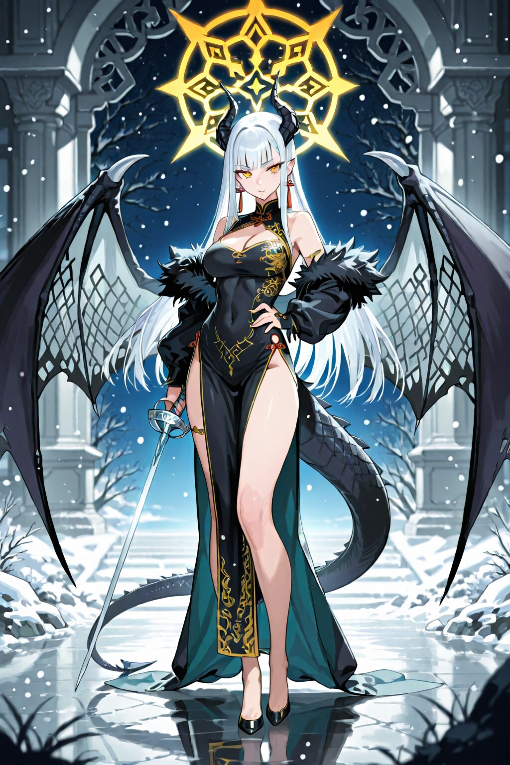 🦇【黒翼の再構築者、微笑む断罪者】魔法少女エルナ🐉