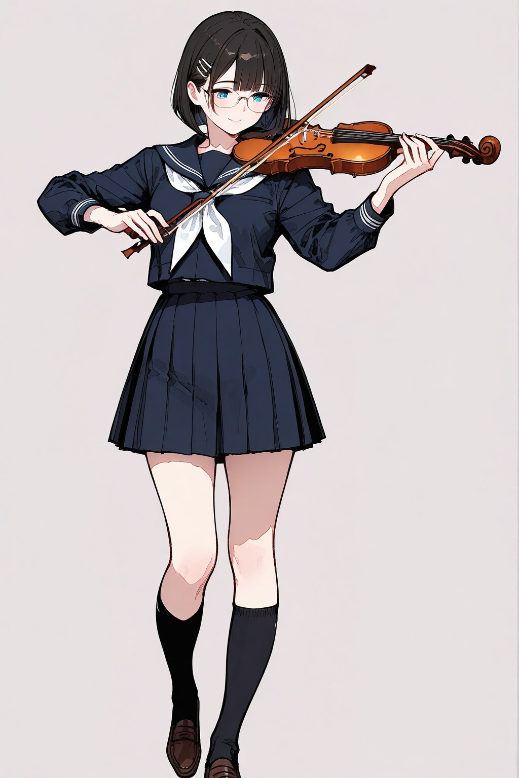 バイオリン🎻をひくメガネちゃん👓✨３