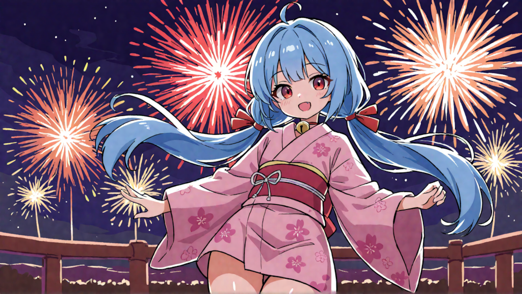 花火大会。