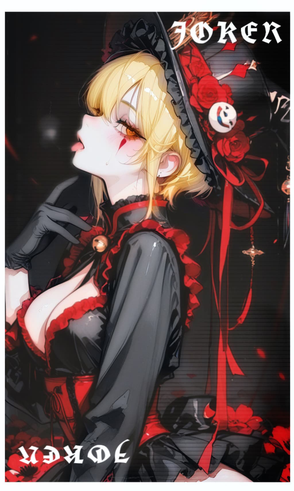 ✦Girl×joker card