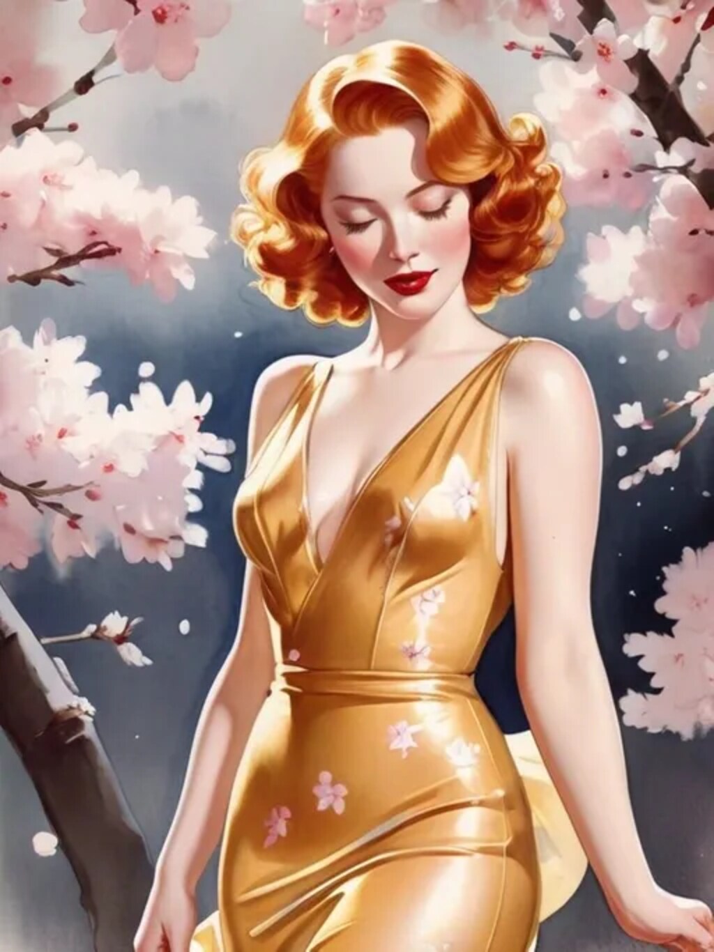 夜桜