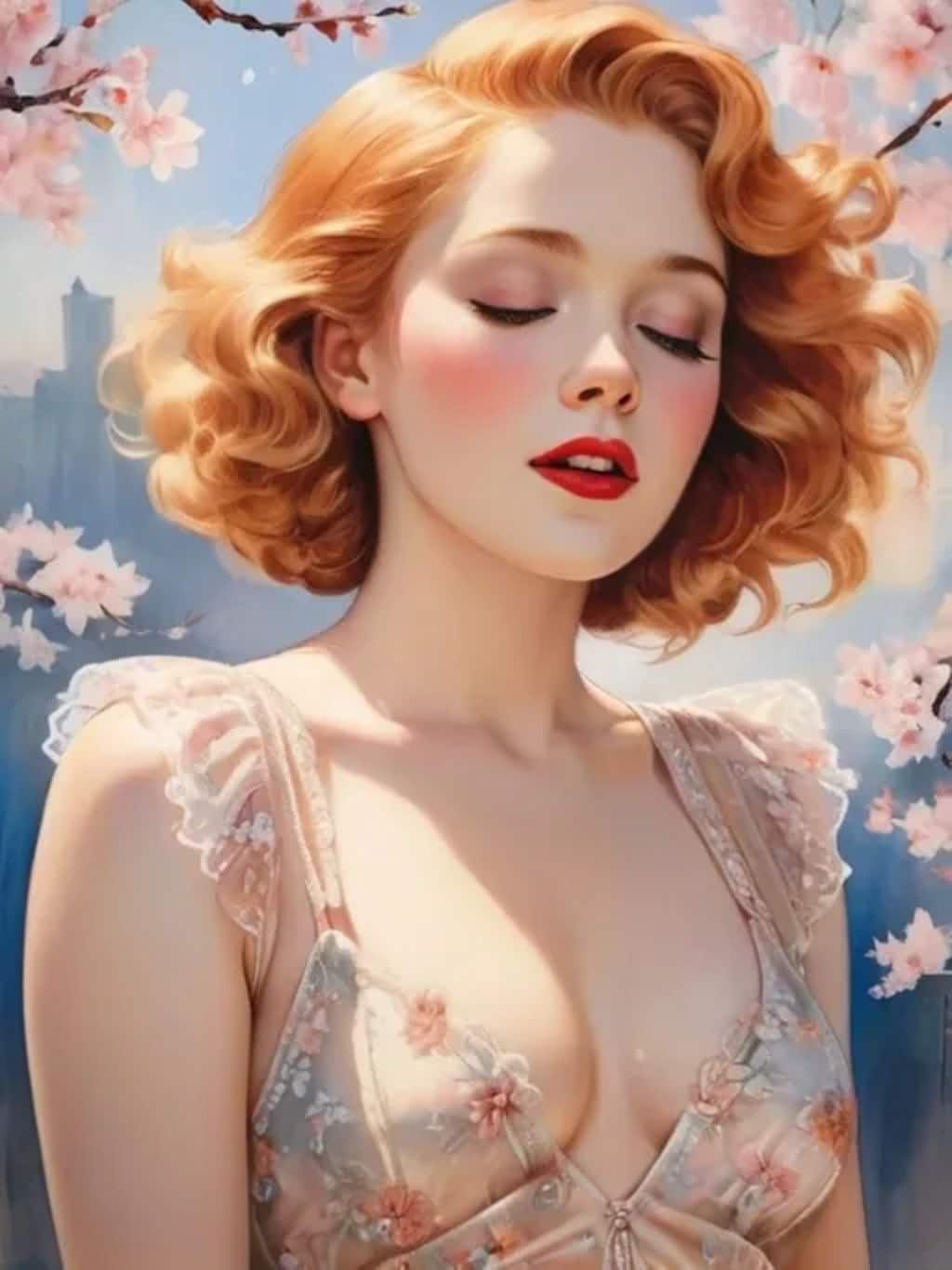 夜桜